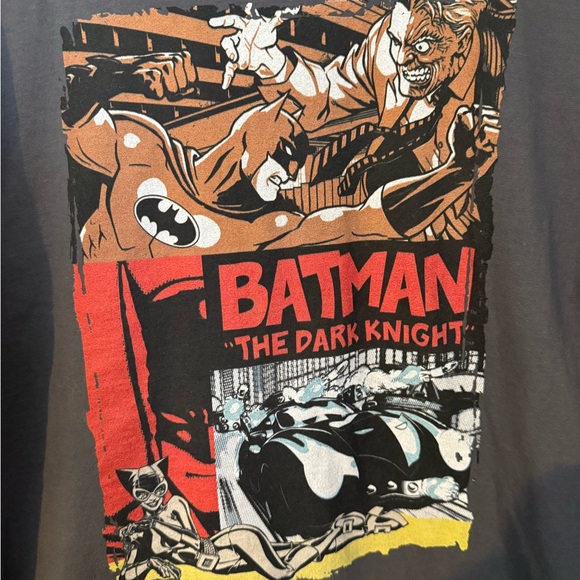 Batman Graphic Tee with Black and Brown Accents - Picture 1 of 3